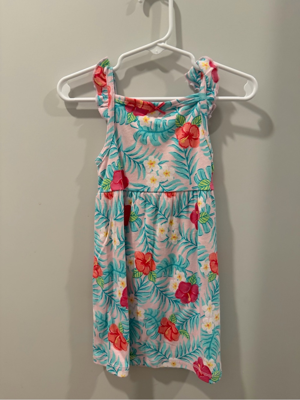 NWOT 18 Months Girl Blue/Pink Floral Sundress